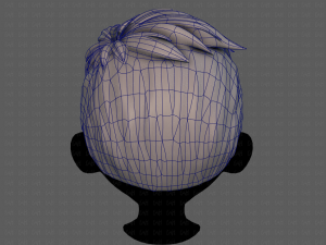 3d hair style for boy v75 Modelo 3D