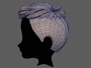 3d hair style for boy v75 Modelo 3D