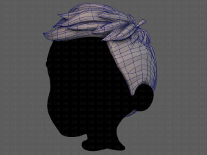 3d hair style for boy v75 Modelo 3D