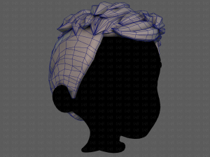 3d hair style for boy v75 Modelo 3D