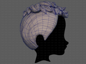 3d hair style for boy v75 Modelo 3D