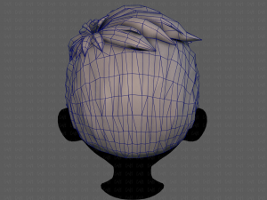 3d hair style for boy v75 Modelo 3D