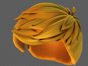 3d hair style for boy v75 Modelo 3D