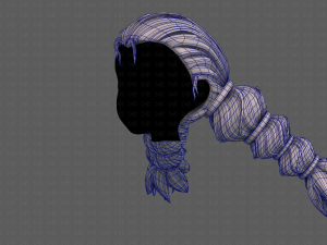 3d hair style for girl v93 3Dモデル