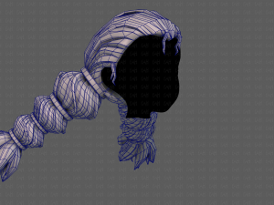 3d hair style for girl v93 3Dモデル