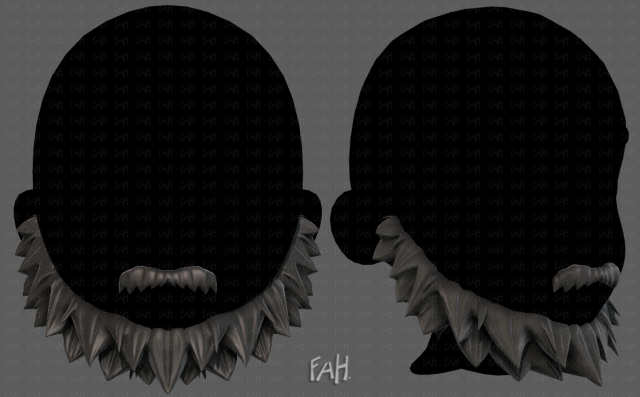 beard v13 3D Модель .c4d .max .obj .3ds .fbx .stl .blend 