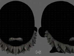 barbe v13 Modèle 3D