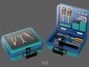 desenho de caixa de ferramentas v01 Modelo 3D