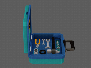 tools box cartoon v01 3D Model