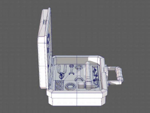 tools box cartoon v01 3D Model