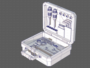 tools box cartoon v01 3D Model