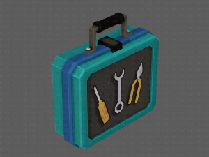 tools box cartoon v01 3D Model
