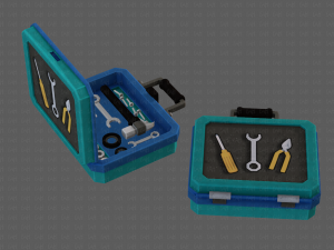 tools box cartoon v01 3D Model