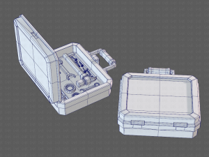 tools box cartoon v01 3D Model