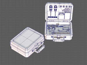 tools box cartoon v01 3D Model