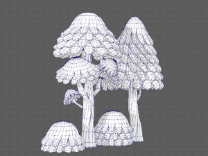 trees cartoon v05 3D Model