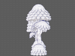 trees cartoon v05 3D Model