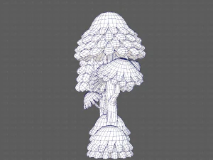 trees cartoon v05 3D Model