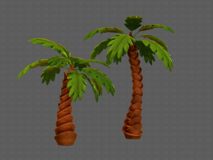 trees cartoon v06 3D-Modell