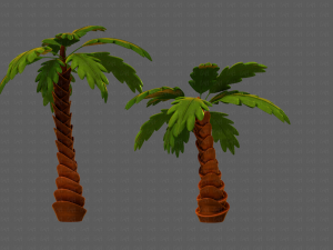 trees cartoon v06 3D-Modell