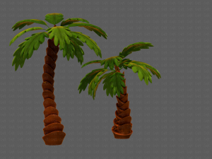 trees cartoon v06 3D-Modell