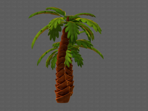 trees cartoon v06 3D-Modell