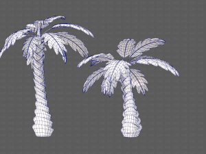 trees cartoon v06 3D-Modell