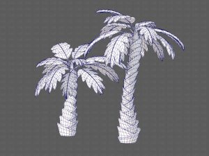 trees cartoon v06 3D-Modell