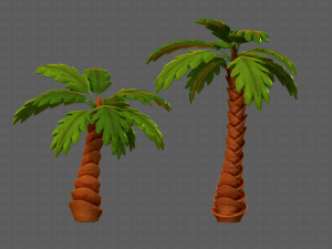 trees cartoon v06 3D-Modell