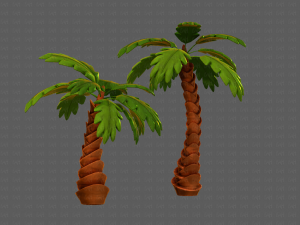 trees cartoon v06 3D-Modell