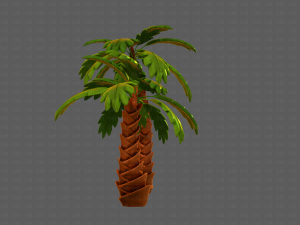 trees cartoon v06 3D-Modell