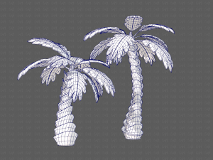 trees cartoon v06 3D-Modell