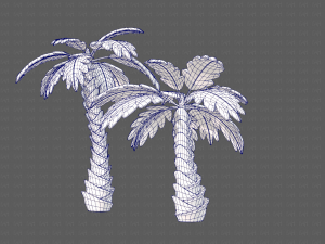 trees cartoon v06 3D-Modell