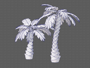 trees cartoon v06 3D-Modell