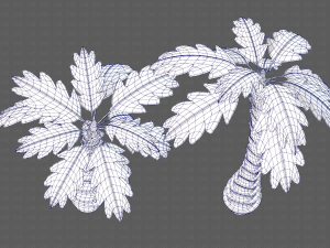 trees cartoon v06 3D-Modell