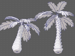 trees cartoon v06 3D-Modell