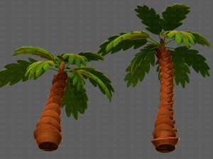 trees cartoon v06 3D-Modell