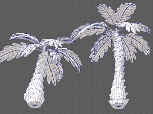 trees cartoon v06 3D-Modell