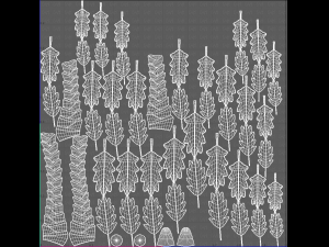 trees cartoon v06 3D-Modell