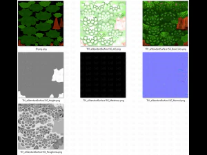 ağa&ccedil;lar &ccedil;izgi film v07 3D Model