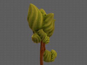 trees cartoon v08 Modelo 3D