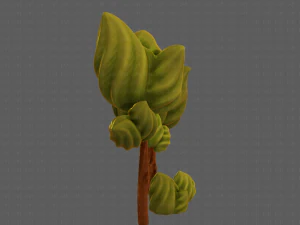 trees cartoon v08 3D Model