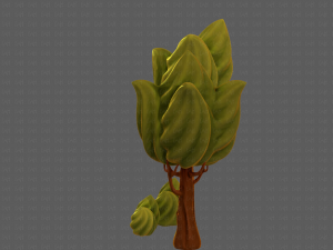trees cartoon v08 Modelo 3D