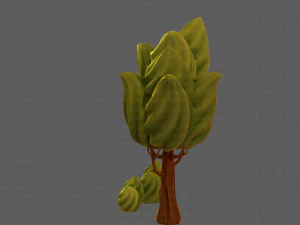 trees cartoon v08 3D Model