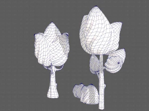 trees cartoon v08 3D Model