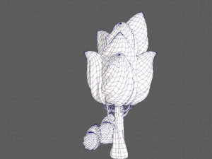 trees cartoon v08 3D Model
