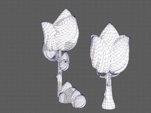 trees cartoon v08 3D Model
