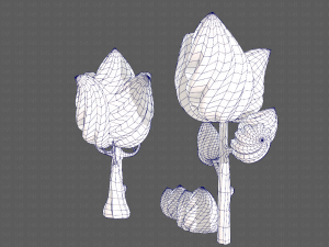 trees cartoon v08 Modelo 3D
