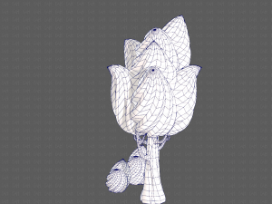 trees cartoon v08 Modelo 3D