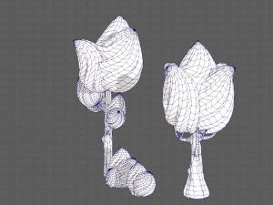 trees cartoon v08 Modelo 3D